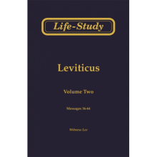 Life-Study of Leviticus vol 2