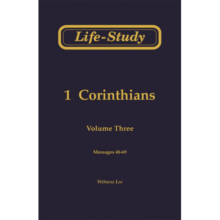 Life-Study of 1 Corinthians vol 3