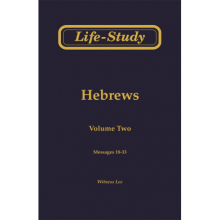 Life-Study of Hebrews vol 2